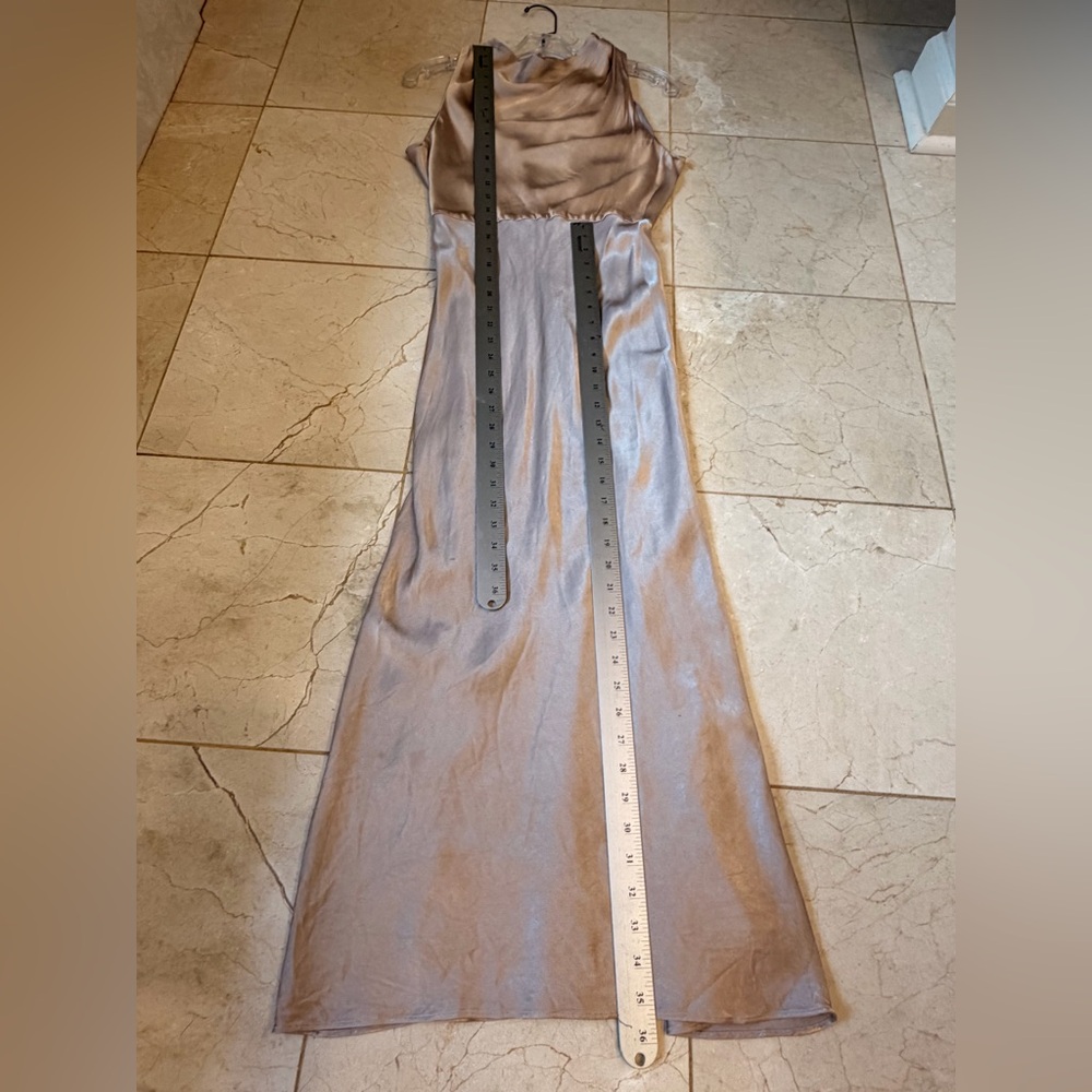 Shona Joy La Lune High Neck Midi Dress – Gold, Cocktail, Evening, Elegant, Sz 4 - Picture 16 of 16